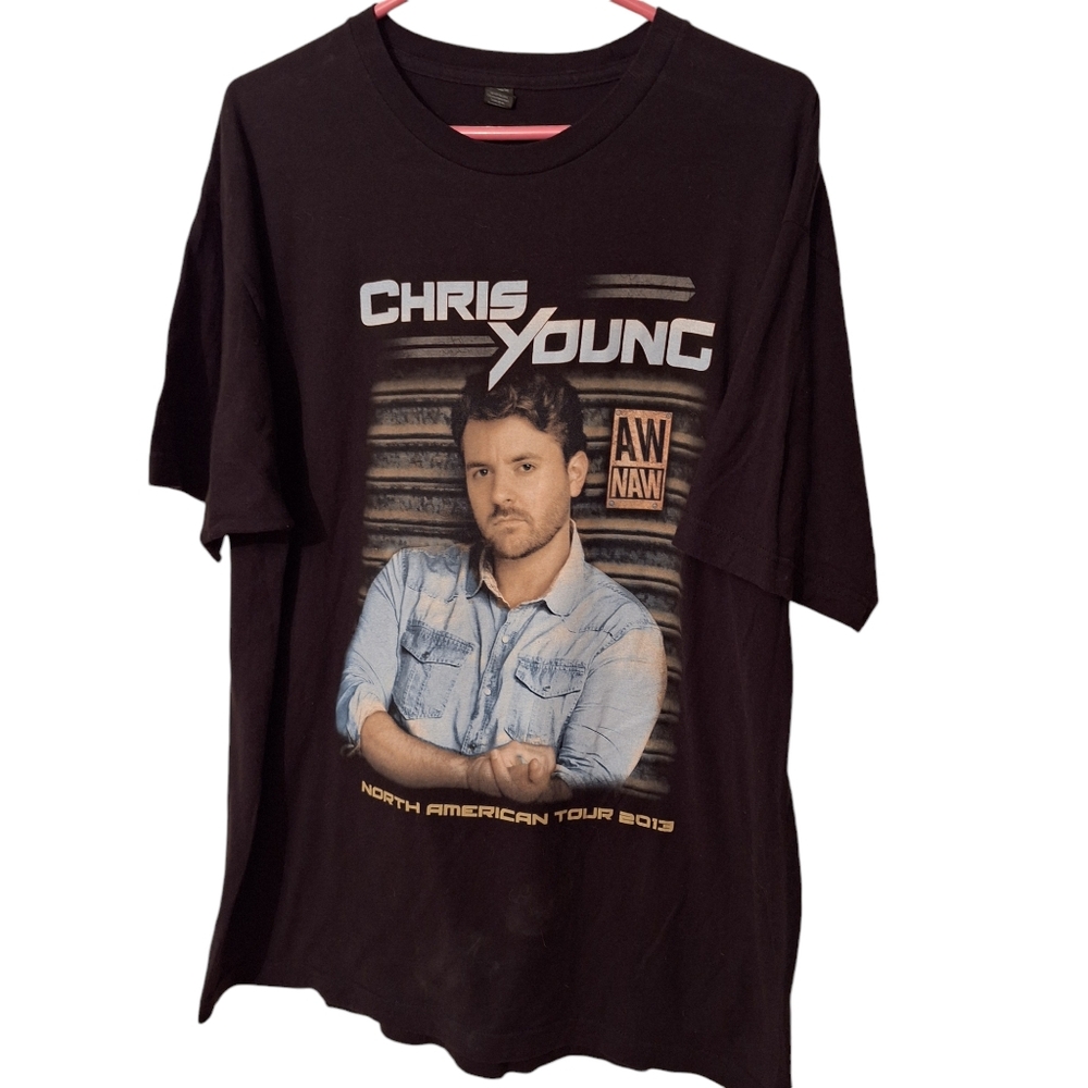 Chris Young band  concert tour tshirt